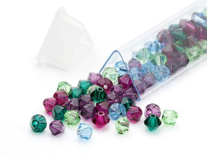 5328 4mm Bicone Garden Glory Designer Bead Blend 5328 4mm Bicone Garden Glory Designer Bead Blend
