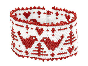 Artbeads Nordic Christmas Bird Bracelet Kit Artbeads Nordic Christmas Bird Bracelet Kit