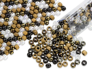 Artbeads Gilt-y Pleasure Designer Blend, 8/0 TOHO Round Seed Beads Artbeads Gilt-y Pleasure Designer Blend, 8/0 TOHO Round Seed Beads