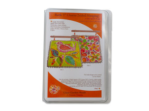 Batik Hanging Quilt Charm Kit - 2-Sided Bird and Flower Patch Batik Hanging Quilt Charm Kit - 2-Sided Bird and Flower Patch