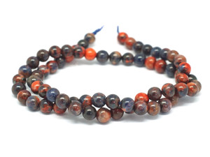Dakota Stones Orange Sodalite Dyed 6mm Round 16" Bead Strand Dakota Stones Orange Sodalite Dyed 6mm Round 16" Bead Strand