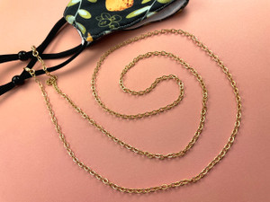 Simple Gold Mask Chain Simple Gold Mask Chain