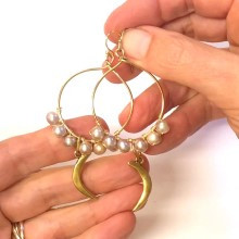 How to Make Nunn Design Wire-Wrapped Pearl Earrings