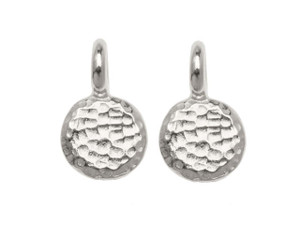 TierraCast Silver-Plated Full Moon Charm TierraCast Silver-Plated Full Moon Charm