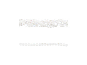Czech Glass 6mm Crystal Round Bead Strand by Starman Czech Glass 6mm Crystal Round Bead Strand by Starman