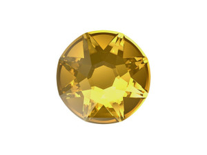 Clearance - Was $0.41 - PRESTIGE 2088 SS30 Rose Flatback Golden Topaz Clearance - Was $0.41 - PRESTIGE 2088 SS30 Rose Flatback Golden Topaz