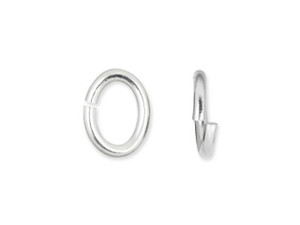 Large Silver Jump Rings, Oval Jump Rings, Large Open Ring, Twisted Hoop  Rings, Oval Silver Hoop, Loop Connector, 6 Pc