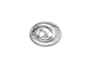 TierraCast White-Bronze-Plated Pewter Swirl Button
