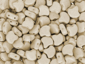 Matubo 2-Hole Stardance Beige Travertine Ginkgo Leaf Bead 2.5-Inch Tube Matubo 2-Hole Stardance Beige Travertine Ginkgo Leaf Bead 2.5-Inch Tube