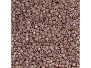 TOHO Aiko 11/0 Marbled Pink Stucco Precision Cylinder Seed Beads, 4g Pack TOHO Aiko 11/0 Marbled Pink Stucco Precision Cylinder Seed Beads, 4g Pack