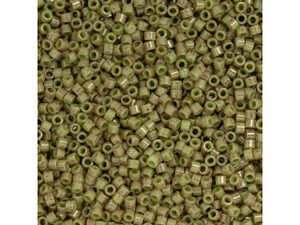 TOHO Aiko 11/0 Marbled Light Earthen Turquoise Precision Cylinder Seed Beads, 4g Pack TOHO Aiko 11/0 Marbled Light Earthen Turquoise Precision Cylinder Seed Beads, 4g Pack