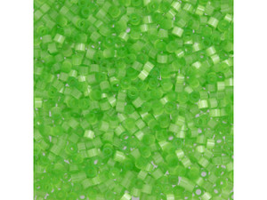 TOHO Aiko 11/0 Fiber-Optic Caterpillar Precision Cylinder Seed Beads, 4g Pack TOHO Aiko 11/0 Fiber-Optic Caterpillar Precision Cylinder Seed Beads, 4g Pack