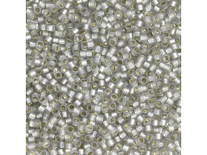 TOHO Aiko 11/0 Translucent Silver-Lined Cloud Precision Cylinder Seed Beads, 4g Pack TOHO Aiko 11/0 Translucent Silver-Lined Cloud Precision Cylinder Seed Beads, 4g Pack