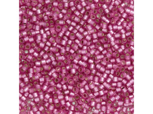TOHO Aiko 11/0 Translucent Silver-Lined Mauve Precision Cylinder Seed Beads, 4g Pack TOHO Aiko 11/0 Translucent Silver-Lined Mauve Precision Cylinder Seed Beads, 4g Pack