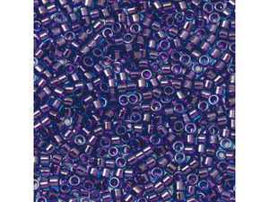 TOHO Aiko 11/0 Violet-Lined Dark Aqua Precision Cylinder Seed Beads, 4g Pack TOHO Aiko 11/0 Violet-Lined Dark Aqua Precision Cylinder Seed Beads, 4g Pack