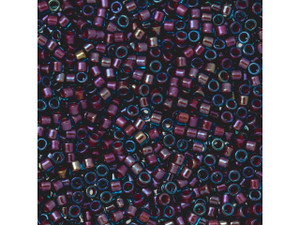 TOHO Aiko 11/0 Oxblood-Lined Aqua Precision Cylinder Seed Beads, 4g Pack TOHO Aiko 11/0 Oxblood-Lined Aqua Precision Cylinder Seed Beads, 4g Pack