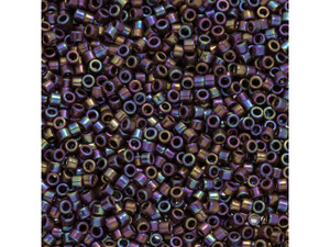 TOHO Aiko 11/0 Opaque Oxblood Rainbow Precision Cylinder Seed Beads, 4g Pack TOHO Aiko 11/0 Opaque Oxblood Rainbow Precision Cylinder Seed Beads, 4g Pack