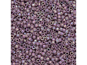TOHO Aiko 11/0 Opaque Lavender Rainbow Precision Cylinder Seed Beads, 4g Pack TOHO Aiko 11/0 Opaque Lavender Rainbow Precision Cylinder Seed Beads, 4g Pack
