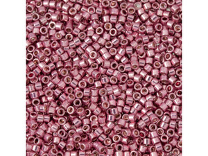 TOHO Aiko 11/0 Galvanized Pink Flamingo Precision Cylinder Seed Beads, 4g Pack TOHO Aiko 11/0 Galvanized Pink Flamingo Precision Cylinder Seed Beads, 4g Pack