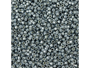 TOHO Aiko 11/0 Galvanized Blue Slate Precision Cylinder Seed Beads, 4g Pack TOHO Aiko 11/0 Galvanized Blue Slate Precision Cylinder Seed Beads, 4g Pack