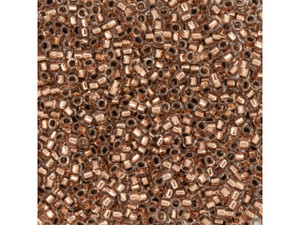 TOHO Aiko 11/0 Copper-Lined Crystal Precision Cylinder Seed Beads, 4g Pack TOHO Aiko 11/0 Copper-Lined Crystal Precision Cylinder Seed Beads, 4g Pack