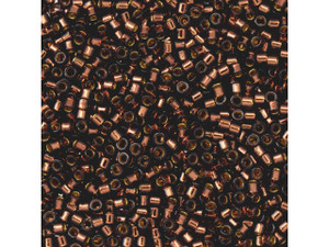 TOHO Aiko 11/0 Gold-Lined Dark Amethyst Precision Cylinder Seed Beads, 4g Pack TOHO Aiko 11/0 Gold-Lined Dark Amethyst Precision Cylinder Seed Beads, 4g Pack