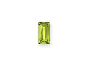 Clearance - Was $0.42 - PRESTIGE 4501 4 X 2mm Baguette Fancy Stone Citrus Green Clearance - Was $0.42 - PRESTIGE 4501 4 X 2mm Baguette Fancy Stone Citrus Green