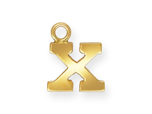 Clearance - Was $6.29 - Gold-Filled 14K/20 Block Letter 'X' Charm Clearance - Was $6.29 - Gold-Filled 14K/20 Block Letter 'X' Charm