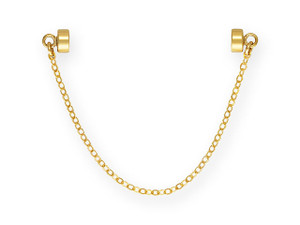 Gold-Filled 14K/20 70mm Flat Cable Safety Chain with Magnetic Clasp Gold-Filled 14K/20 70mm Flat Cable Safety Chain with Magnetic Clasp