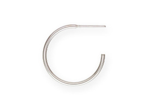 Clearance - Was $7.99 - Sterling Silver 20.0mm 3/4 Hoop Post Earrings (1 Pair) Clearance - Was $7.99 - Sterling Silver 20.0mm 3/4 Hoop Post Earrings (1 Pair)