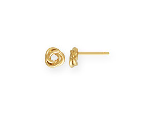Gold-Filled 14K/20 6.0mm Love Knot Post Earrings (1 Pair) Gold-Filled 14K/20 6.0mm Love Knot Post Earrings (1 Pair)