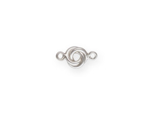Sterling Silver 5.0mm Love Knot Connector Sterling Silver 5.0mm Love Knot Connector