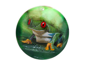 Wildlife and Pets Frog 60mm Mother of Pearl Pendant Wildlife and Pets Frog 60mm Mother of Pearl Pendant
