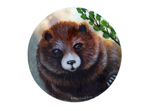 Wildlife and Pets Bear 2 60mm Mother of Pearl Pendant Wildlife and Pets Bear 2 60mm Mother of Pearl Pendant