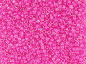 Clearance - Was $3.49 - Matubo 10/0 Czech Glass Luster - Pink Lined Seed Beads 2.5-Inch Tube Clearance - Was $3.49 - Matubo 10/0 Czech Glass Luster - Pink Lined Seed Beads 2.5-Inch Tube