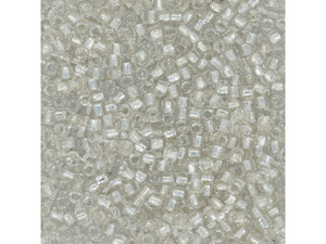 Matubo 10/0 Czech Glass Crystal - Silver-Lined Seed Beads 2.5-Inch Tube Matubo 10/0 Czech Glass Crystal - Silver-Lined Seed Beads 2.5-Inch Tube