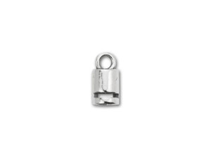 B&B Benbassat Sterling Silver Plain Design Crimp End Cap B&B Benbassat Sterling Silver Plain Design Crimp End Cap