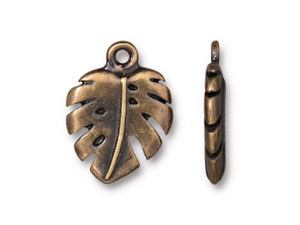 Flora Pendant, Oxidized Brass Plate, 10 per Pack - TierraCast, Inc.