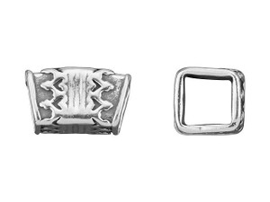 B&B Benbassat Sterling Silver Tube Bead B&B Benbassat Sterling Silver Tube Bead