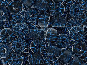Matubo 2/0 Czech Glass Ionic Jet/Blue Seed Beads 5.5-Inch Tube Matubo 2/0 Czech Glass Ionic Jet/Blue Seed Beads 5.5-Inch Tube