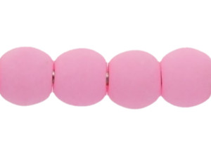 Matubo 3mm Bondeli Pink Round Bead Strand (100pcs) Matubo 3mm Bondeli Pink Round Bead Strand (100pcs)