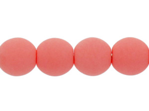 Matubo 4mm Bondeli Coral Round Bead Strand (100pcs)