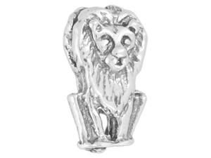 Little Lion Bead w/ Vertical Hole Design is same an both sides Little Lion Bead w/ Vertical Hole Design is same an both sides