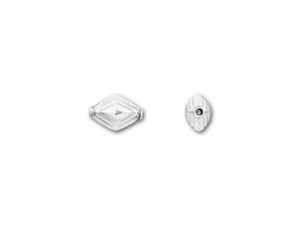 Bali Silver Diamond-Shaped Bead Bali Silver Diamond-Shaped Bead