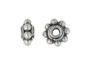 Bali Silver Granulated Spacer Beads Bali Silver Granulated Spacer Beads