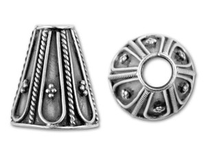 Bali Silver Large Open Cone Bali Silver Large Open Cone