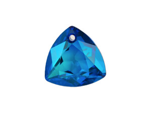 Clearance - Was $7.79 - PRESTIGE 6434 14.5mm Trilliant Cut Pendant Crystal Bermuda Blue Clearance - Was $7.79 - PRESTIGE 6434 14.5mm Trilliant Cut Pendant Crystal Bermuda Blue