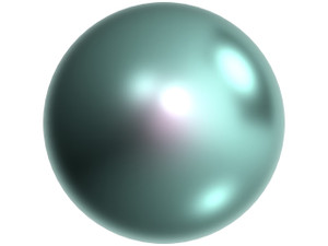 PRESTIGE 5810 10mm Round Crystal Pearl Crystal Iridescent Light Turquoise