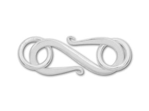 Bali Silver Simple S Clasp Bali Silver Simple S Clasp
