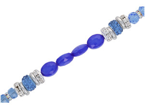 Clearance - Was $10.89 - Jesse James Beads Color Classics Honolulu Blue Bead Strand Clearance - Was $10.89 - Jesse James Beads Color Classics Honolulu Blue Bead Strand